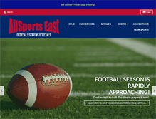 Tablet Screenshot of allsportseast.com